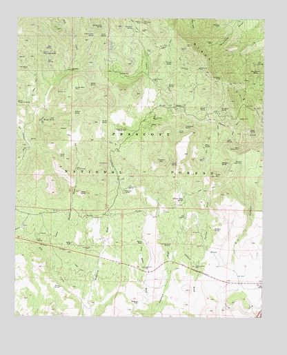 Cherry, AZ USGS Topographic Map