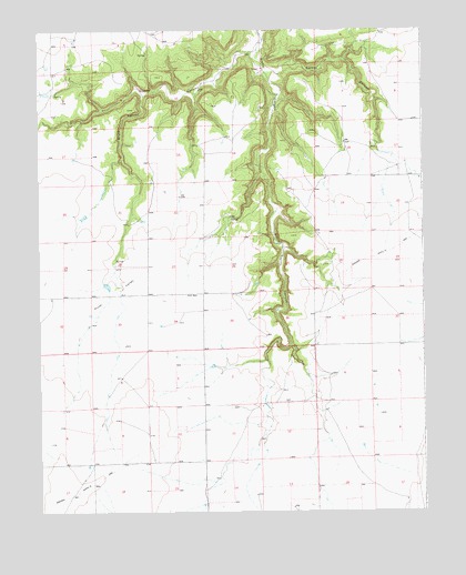 Cherry Canyon, CO USGS Topographic Map