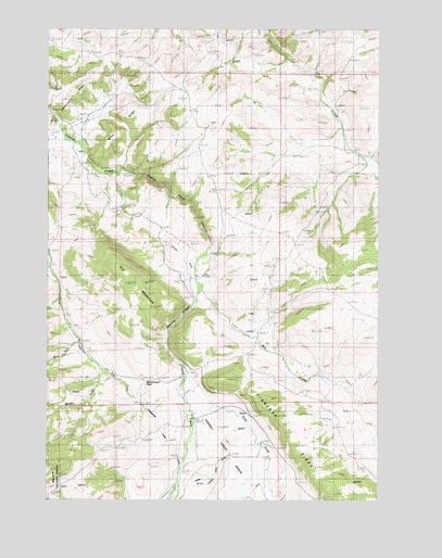 Cherry Creek Canyon, MT USGS Topographic Map