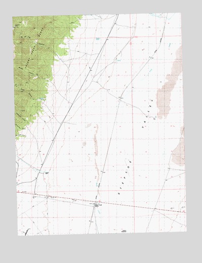 Cherry Creek Station, NV USGS Topographic Map