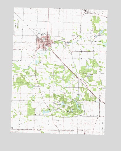 Amboy, IL USGS Topographic Map