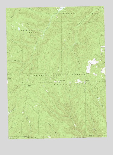 Cherry Grove, PA USGS Topographic Map