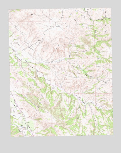 Cherry Peak, CA USGS Topographic Map