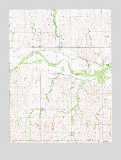 Amboy, NE USGS Topographic Map