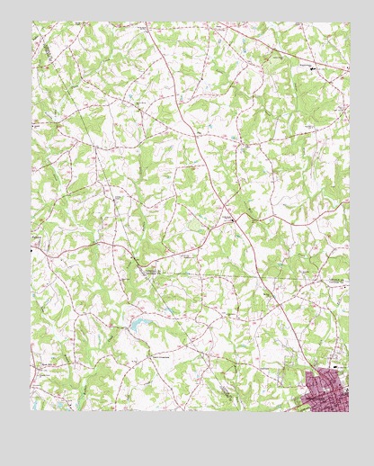 Cherryville, NC USGS Topographic Map