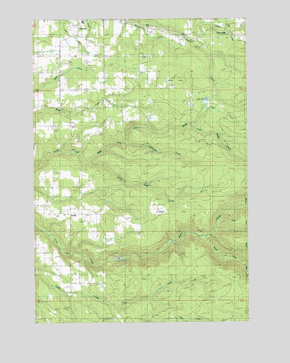 Cherryville, OR USGS Topographic Map