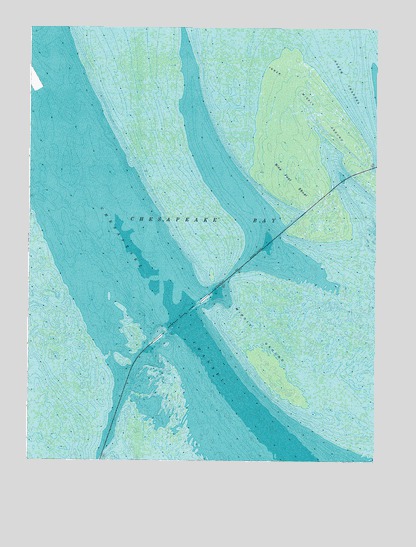 Chesapeake Channel, VA USGS Topographic Map
