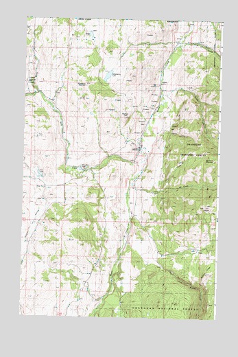 Chesaw, WA USGS Topographic Map