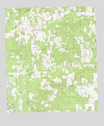 Chesbrough, LA USGS Topographic Map