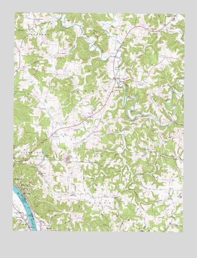 Chester, OH USGS Topographic Map
