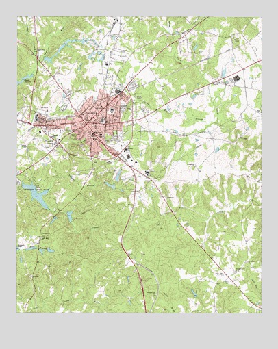 Chester, SC USGS Topographic Map