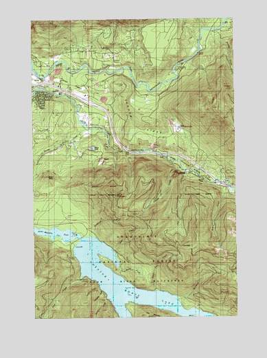 Chester Morse Lake, WA USGS Topographic Map