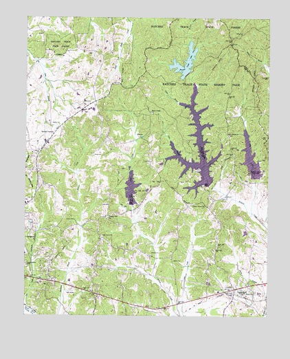 Chesterfield, TN USGS Topographic Map