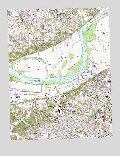 Chesterfield, MO USGS Topographic Map