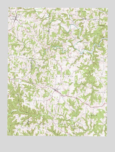 Chesterhill, OH USGS Topographic Map