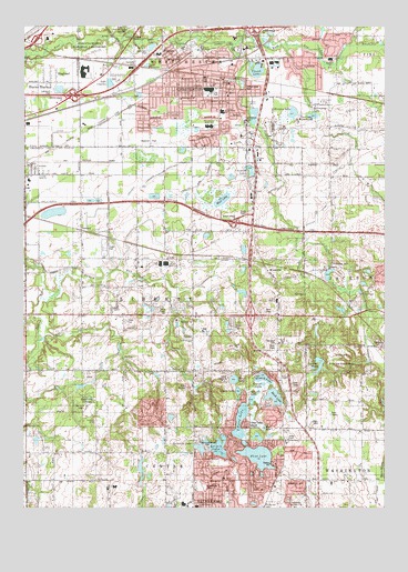 Chesterton, IN USGS Topographic Map