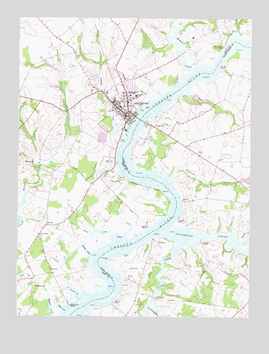 Chestertown, MD USGS Topographic Map
