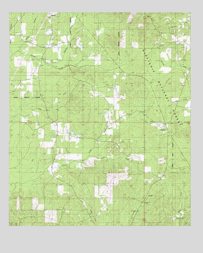 Chestnut, LA USGS Topographic Map