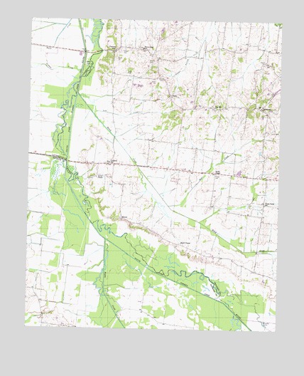Chestnut Bluff, TN USGS Topographic Map