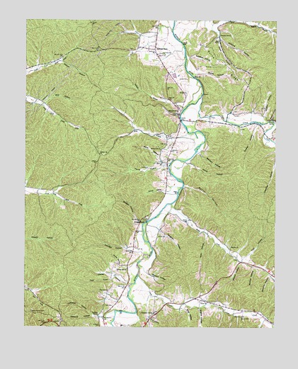 Chestnut Grove, TN USGS Topographic Map