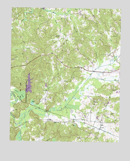 Chewalla, TN USGS Topographic Map