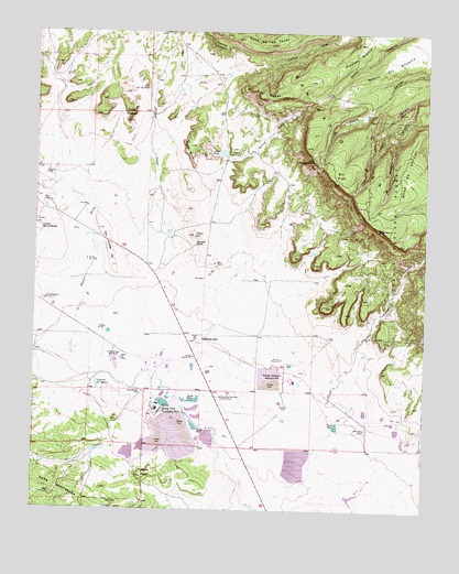 Ambrosia Lake, NM USGS Topographic Map