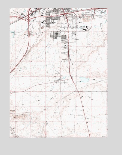Cheyenne South, WY USGS Topographic Map