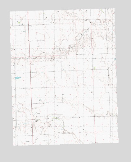 Cheyenne Wells NE, CO USGS Topographic Map