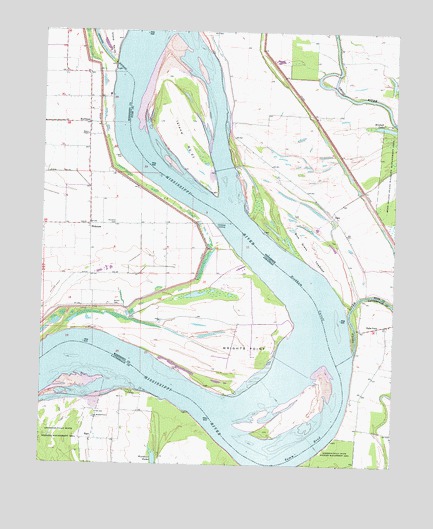 Chic, TN USGS Topographic Map