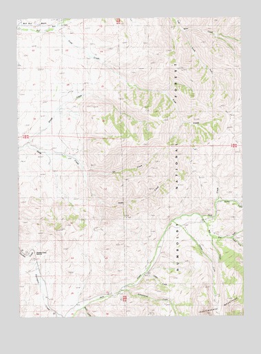 Chicken Creek Summit, NV USGS Topographic Map