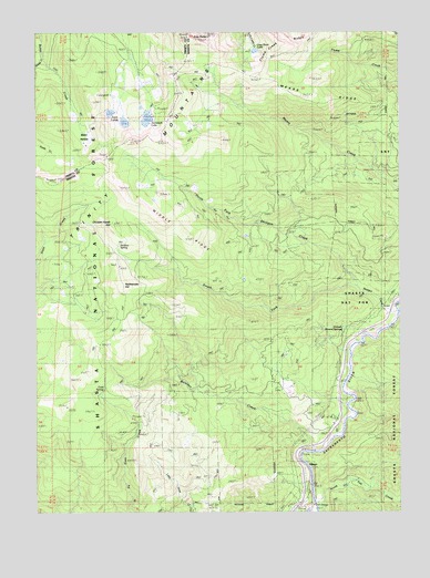 Chicken Hawk Hill, CA USGS Topographic Map