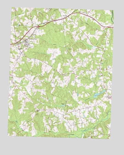 Amelia Court House, VA USGS Topographic Map