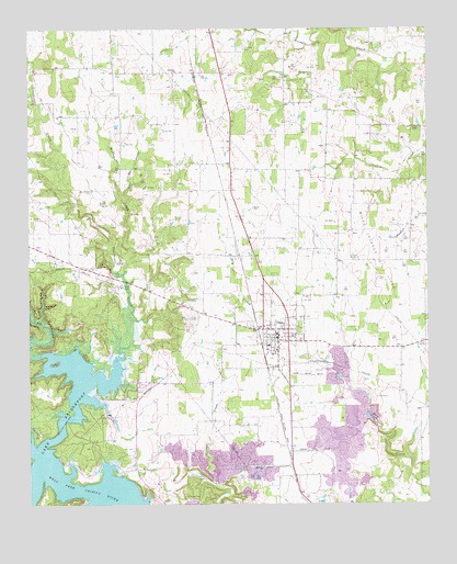 Chico, TX USGS Topographic Map
