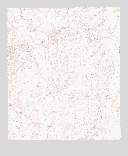 Chico Draw East, TX USGS Topographic Map