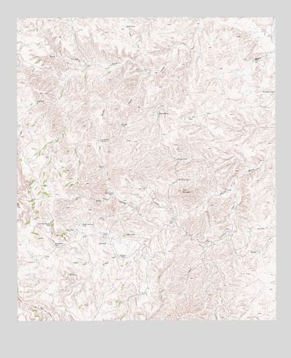 Chico Draw West, TX USGS Topographic Map