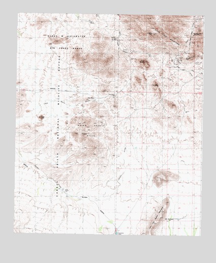 Chico Shunie, AZ USGS Topographic Map