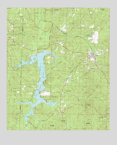 Chidester, AR USGS Topographic Map