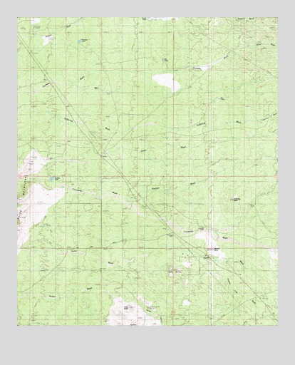Chief Butte, AZ USGS Topographic Map