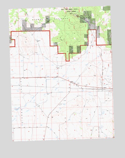 Chilcoot, CA USGS Topographic Map