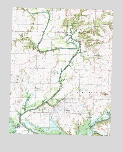 Childers, OK USGS Topographic Map