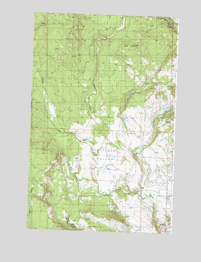 Chiliwist Valley, WA USGS Topographic Map