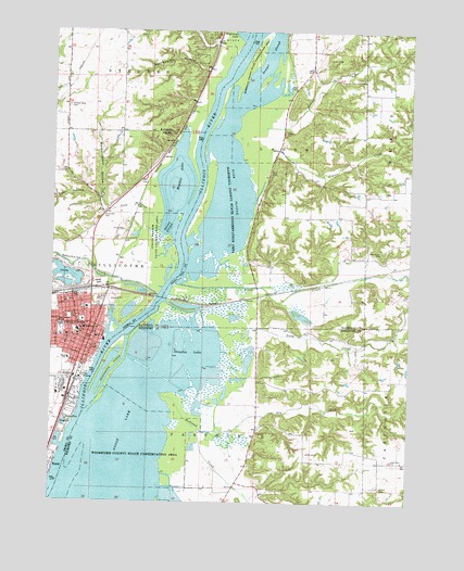 Chillicothe, IL USGS Topographic Map