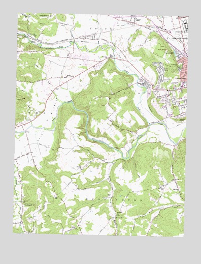 Chillicothe West, OH USGS Topographic Map