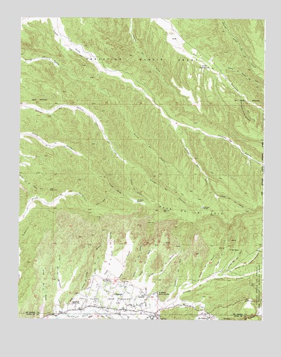 Chimayo, NM USGS Topographic Map