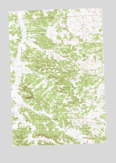 Chimney Butte, MT USGS Topographic Map