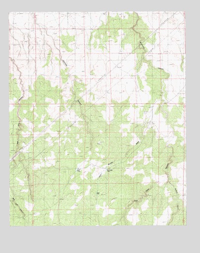 Chimney Canyon, AZ USGS Topographic Map
