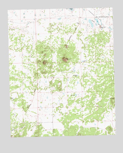 Chimney Hill, NM USGS Topographic Map