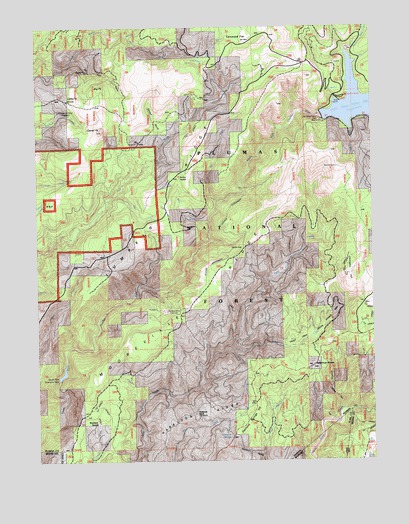 American House, CA USGS Topographic Map