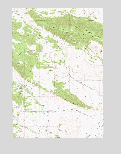 Chimney Rock, MT USGS Topographic Map