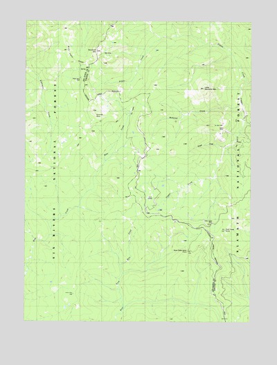 Chimney Rock, CA USGS Topographic Map